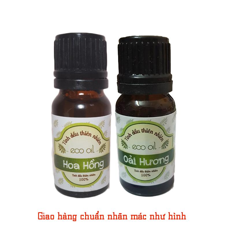 Combo 2 chai tinh dầu (Hoa hồng và oải hương) Eco oil 10ml