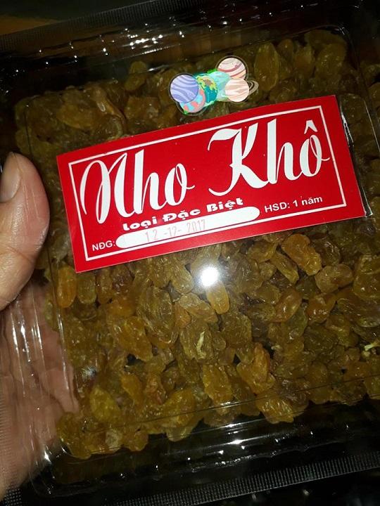 NHO VÀNG KHÔNG HẠT SẤY KHÔ - TÚI 250G