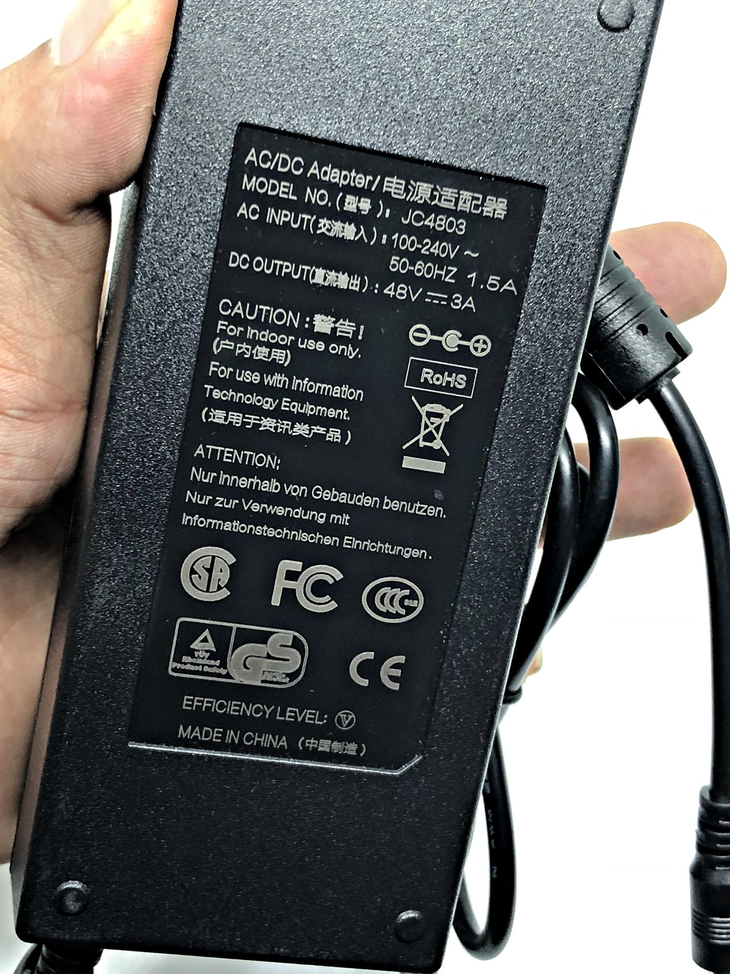 Adapter 48v 3a rohs loại tốt