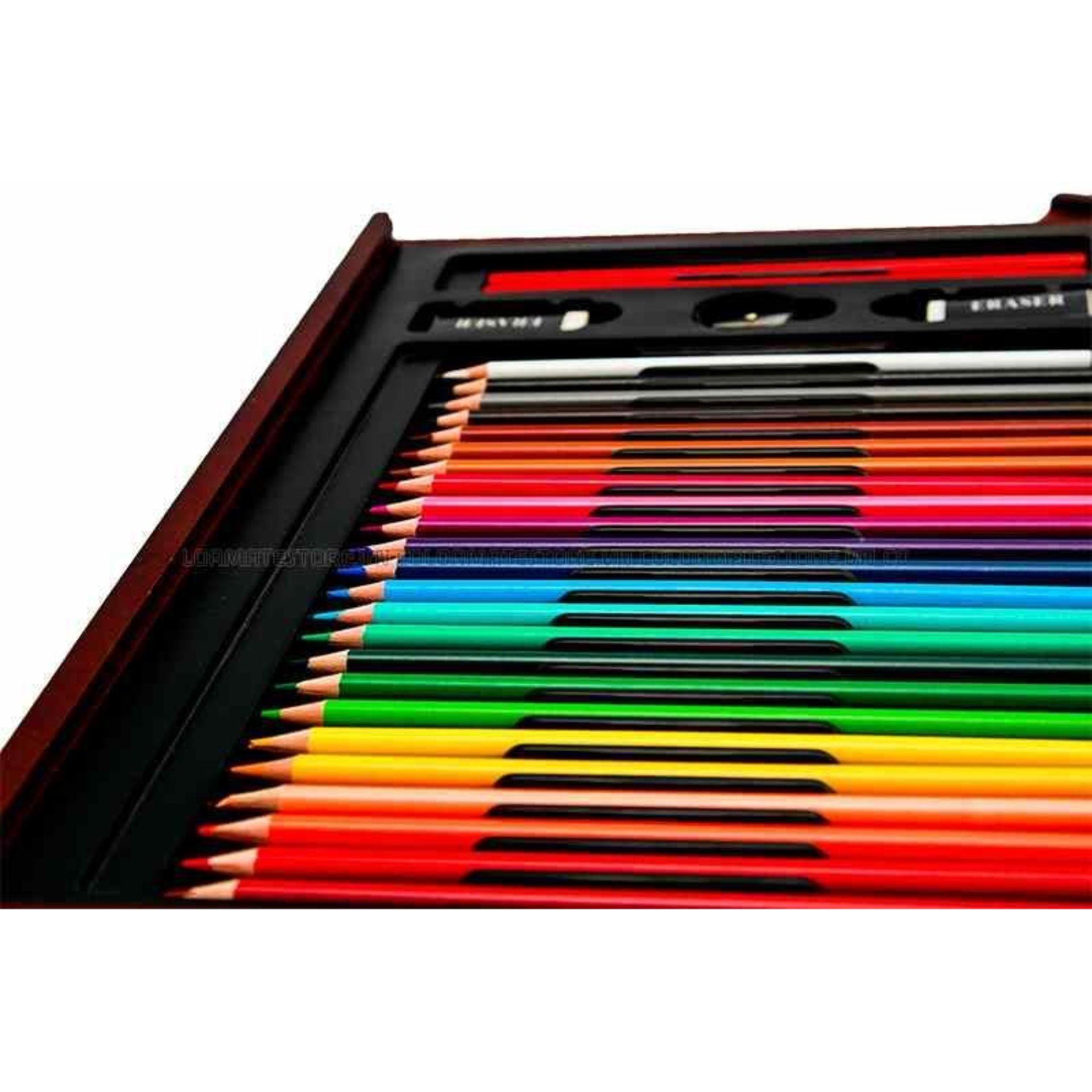 Hộp Gỗ 24 Bút Chì Màu Colormate MS-30W