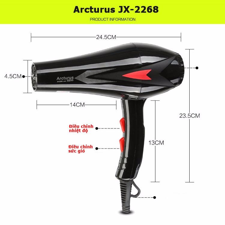 Máy sấy tóc cao cấp Arcturus JX-2268 2200W