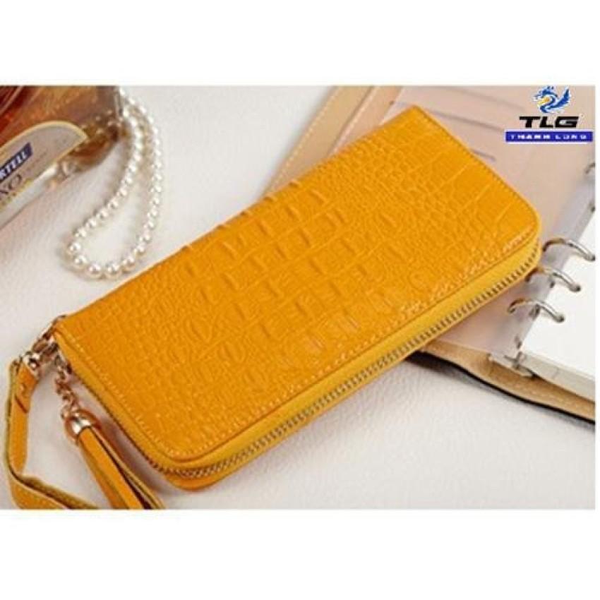 Ví nữ da bò vân cá sấu Đồ da Thành Long 204405