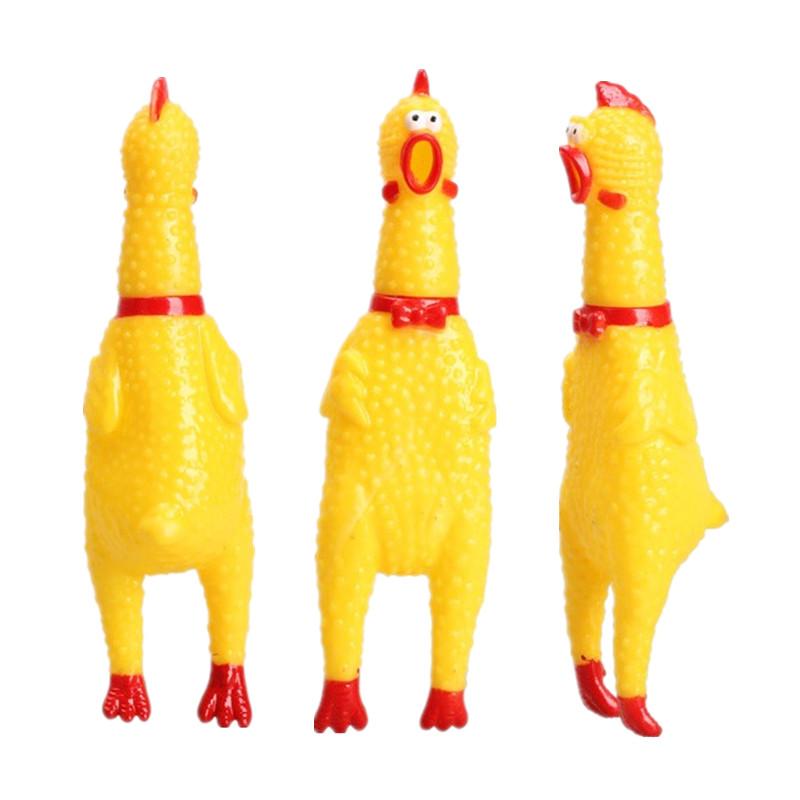 [HCM]Đồ chơi gà bóp la hét - Gà 32cm