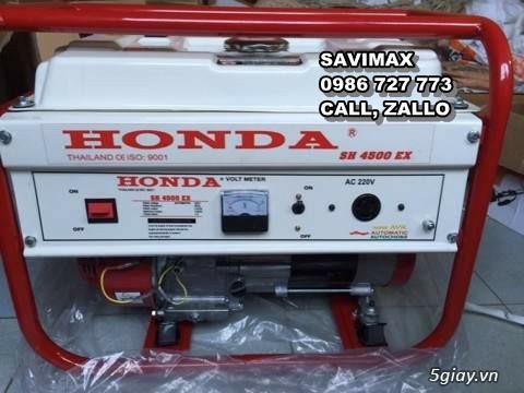 Máy phát điện Honda SH 4500EX (3.5kw, chạy xăng, giật nổ)