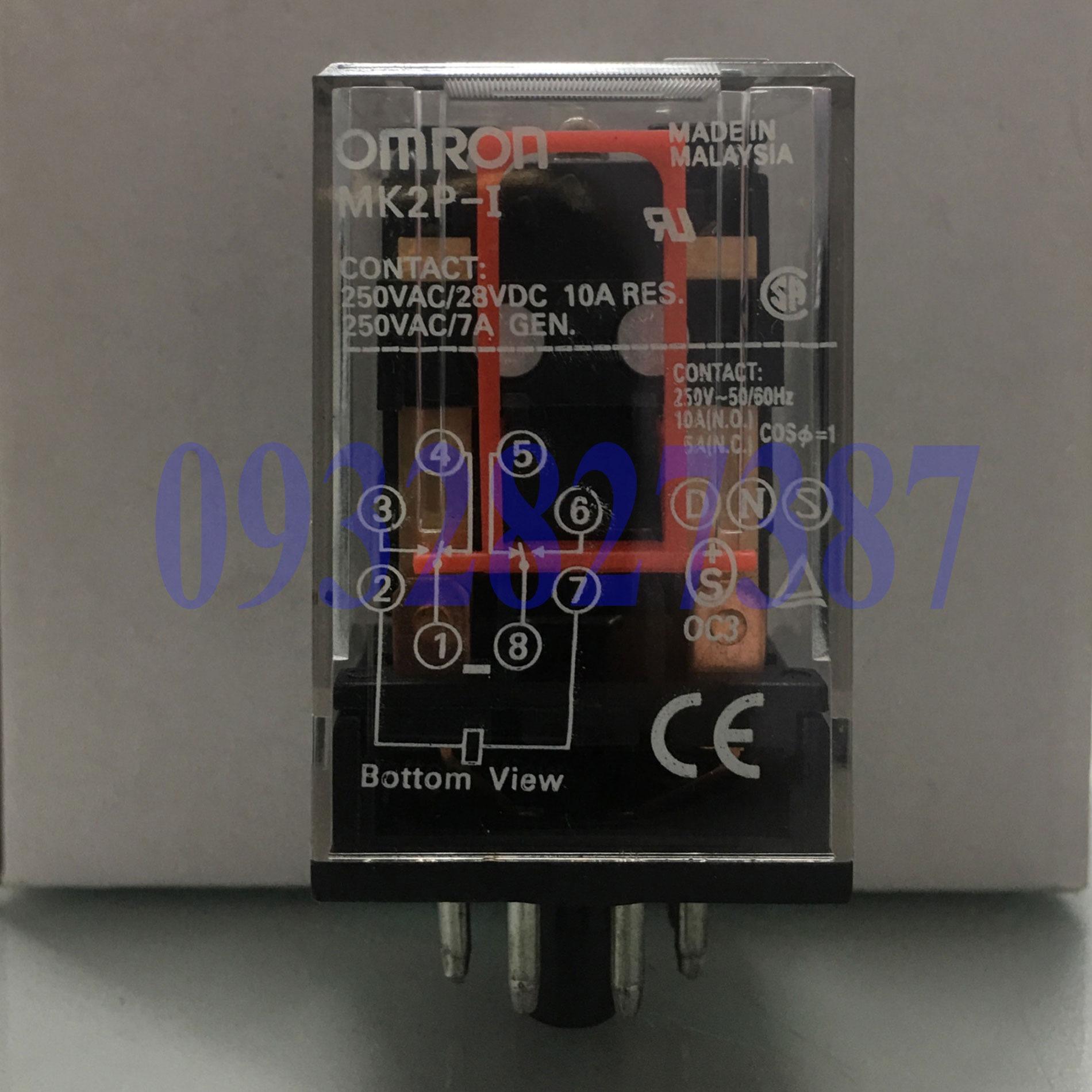 Relay kiếng Omron MK 2P - 220VAC