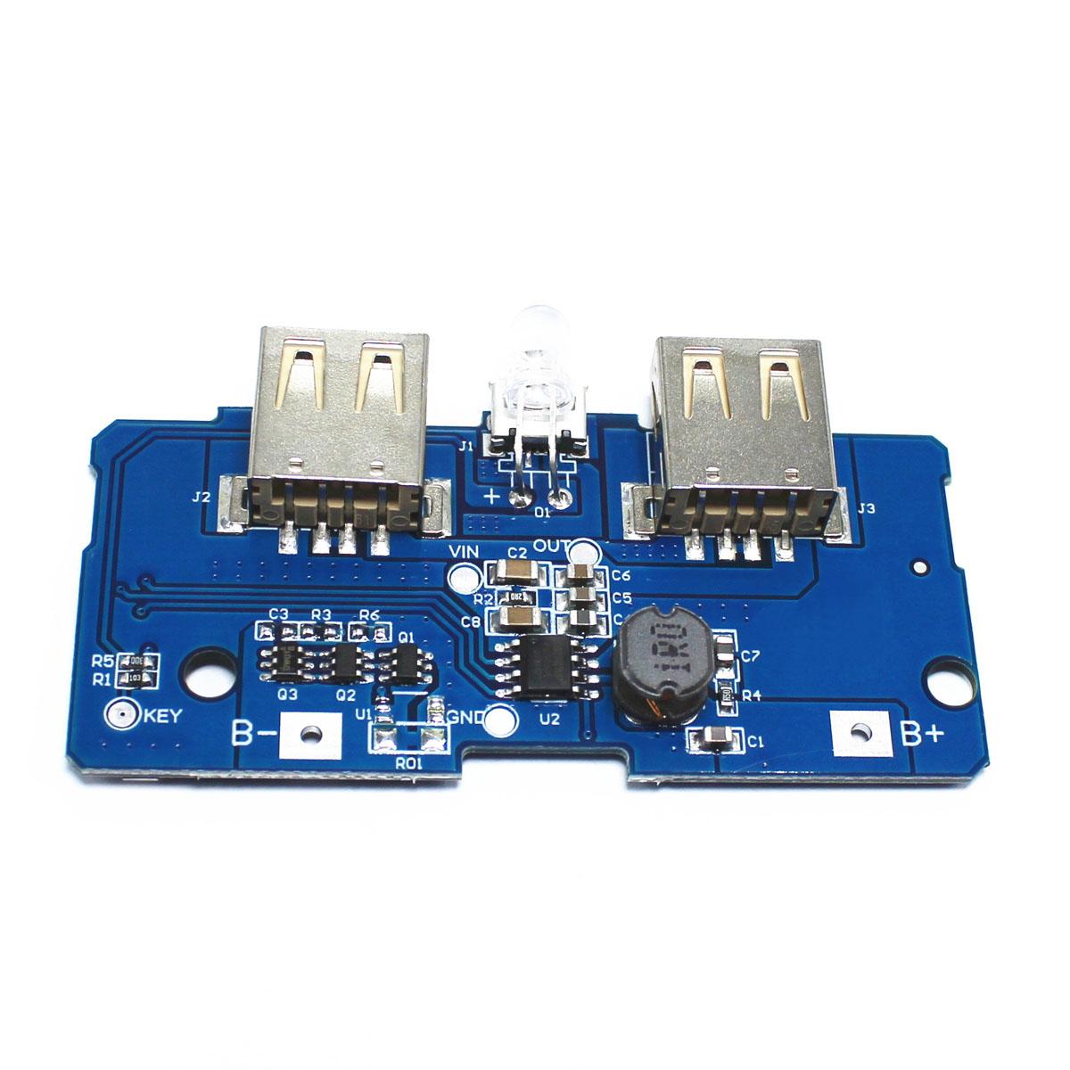 Mạch sạc pin dự phòng 18650 2-6 cell 2 USB 5v 2A và 1A