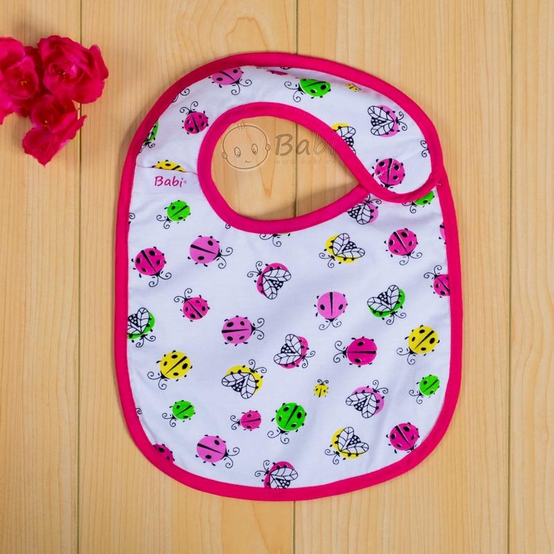 Set 4 Yếm Dán Cotton Xuất Dư Cho Bé Sơ Sinh