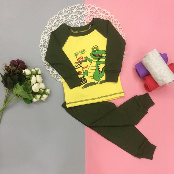 SET 5 bộ dài tay cho bé trai 5 màu