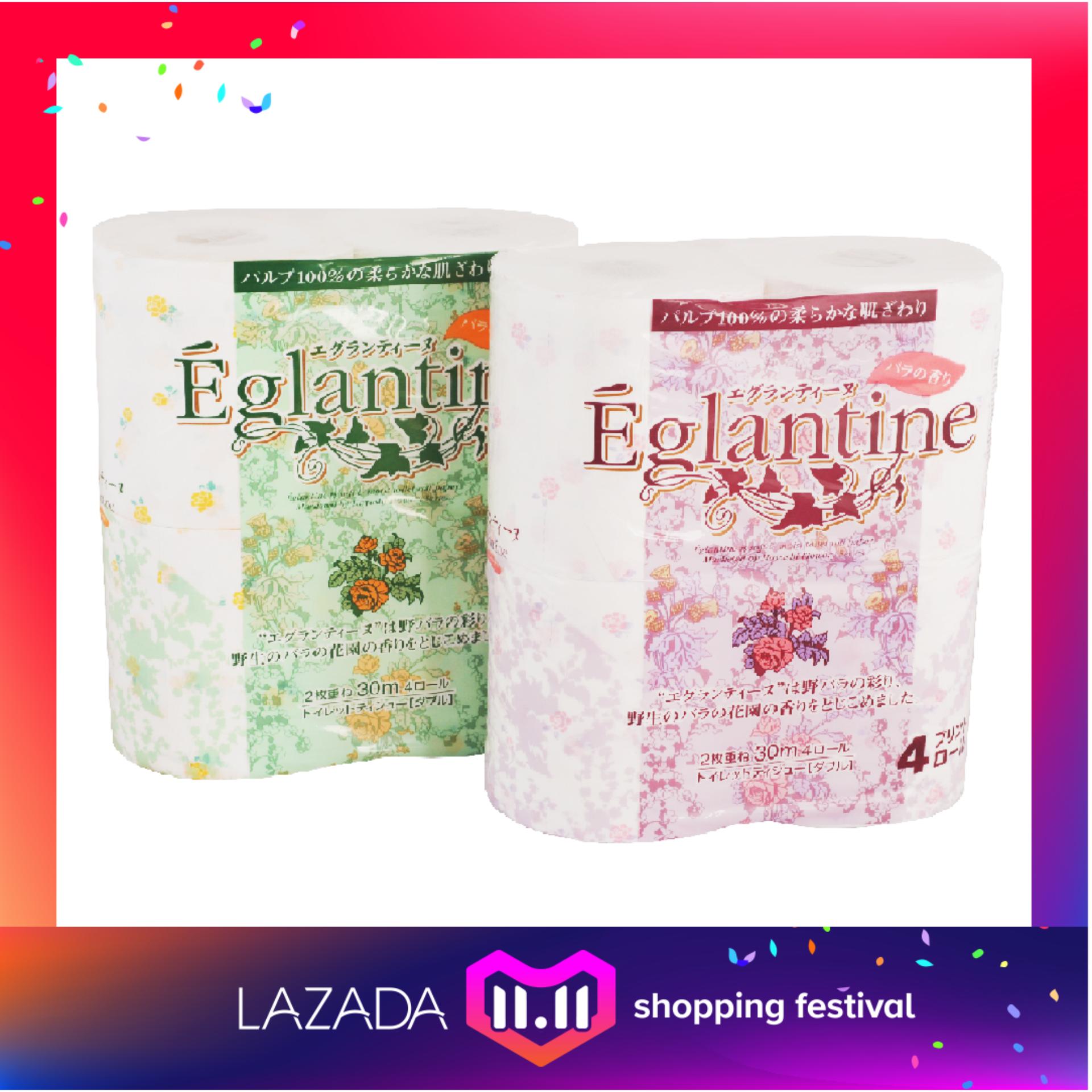 Giấy vệ sinh Eglantine 4 cuộn