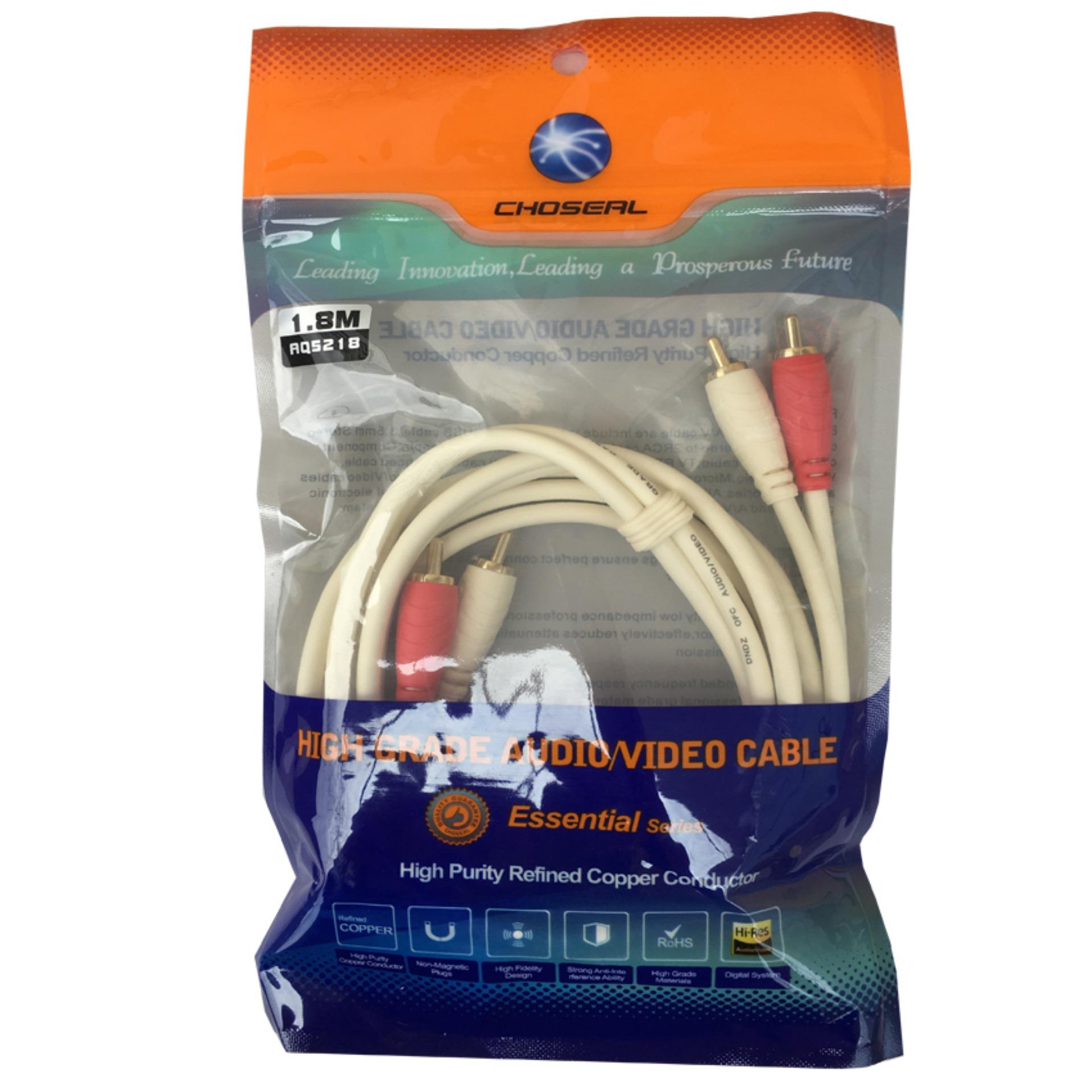 Dây AV 2-2 CHOSEAL dài 1.8m