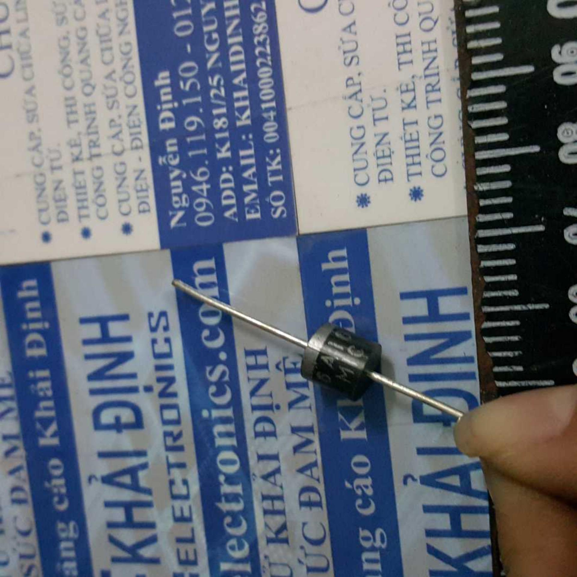 10 con DIODE 6A10 6A 1000V MIC R-6 kde3682