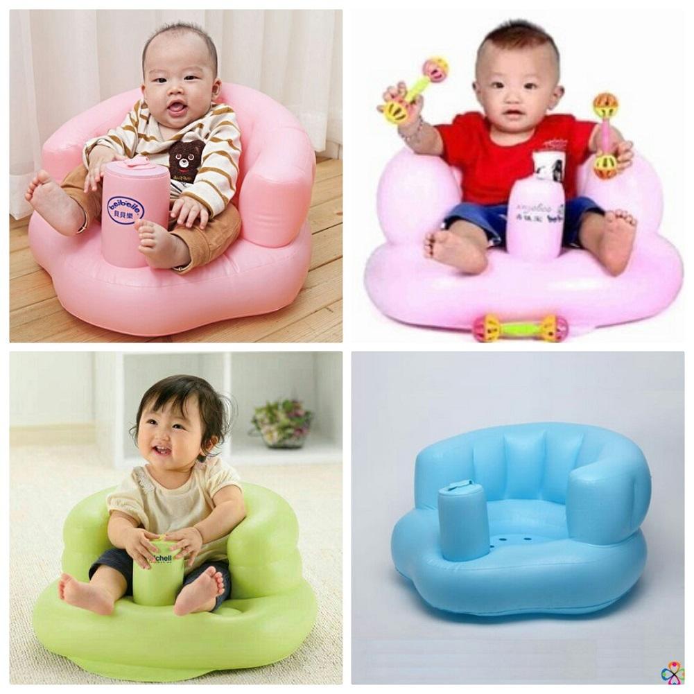 Ghế hơi tập ngồi bơm tay cho bé