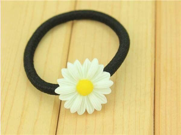 [HCM]Giá mùa bão Bộ 2 Dây cột tóc  buộc tóc hoa cúc dễ thương