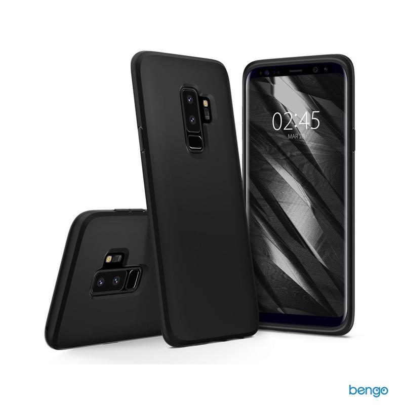 Ốp lưng Samsung Galaxy S9 Plus SPIGEN Liquid Crystal - Matte Black