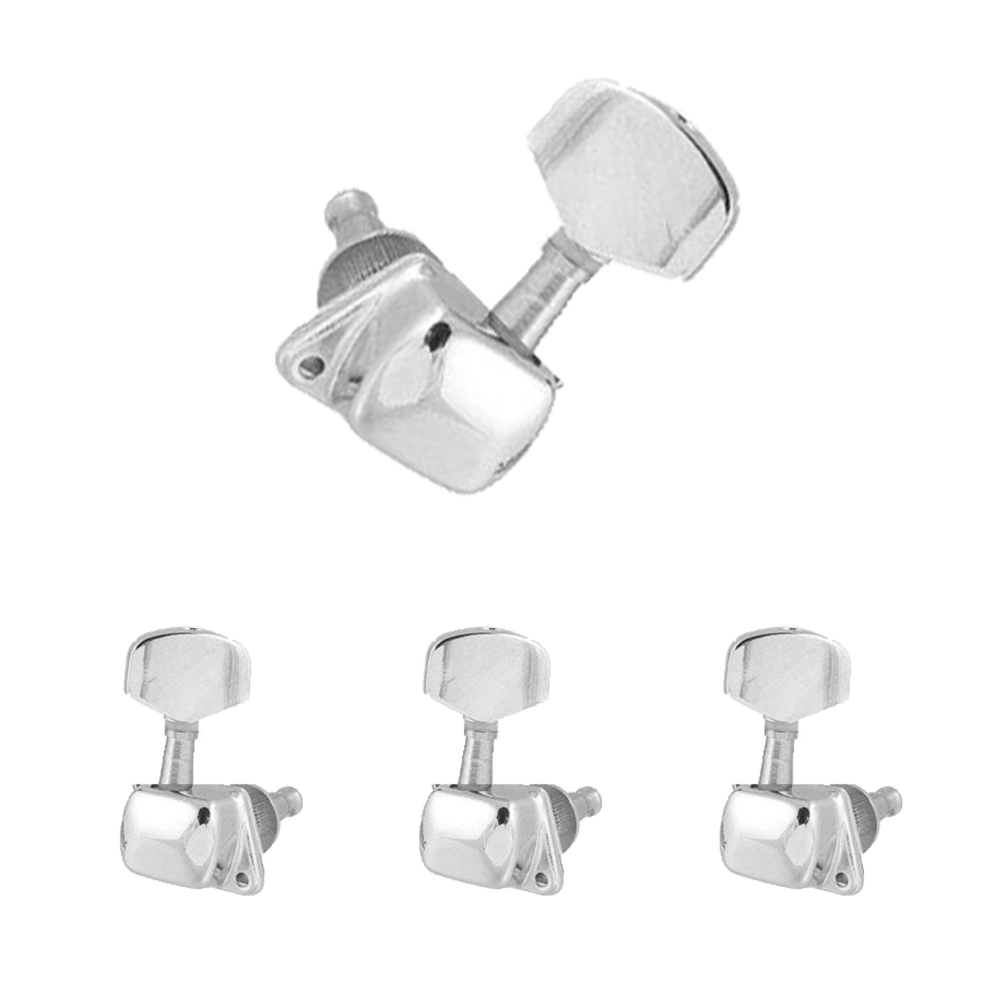 1 chiếc khóa đàn guitar acoustic inox đúc rỗng (bên dây 4,5,6)