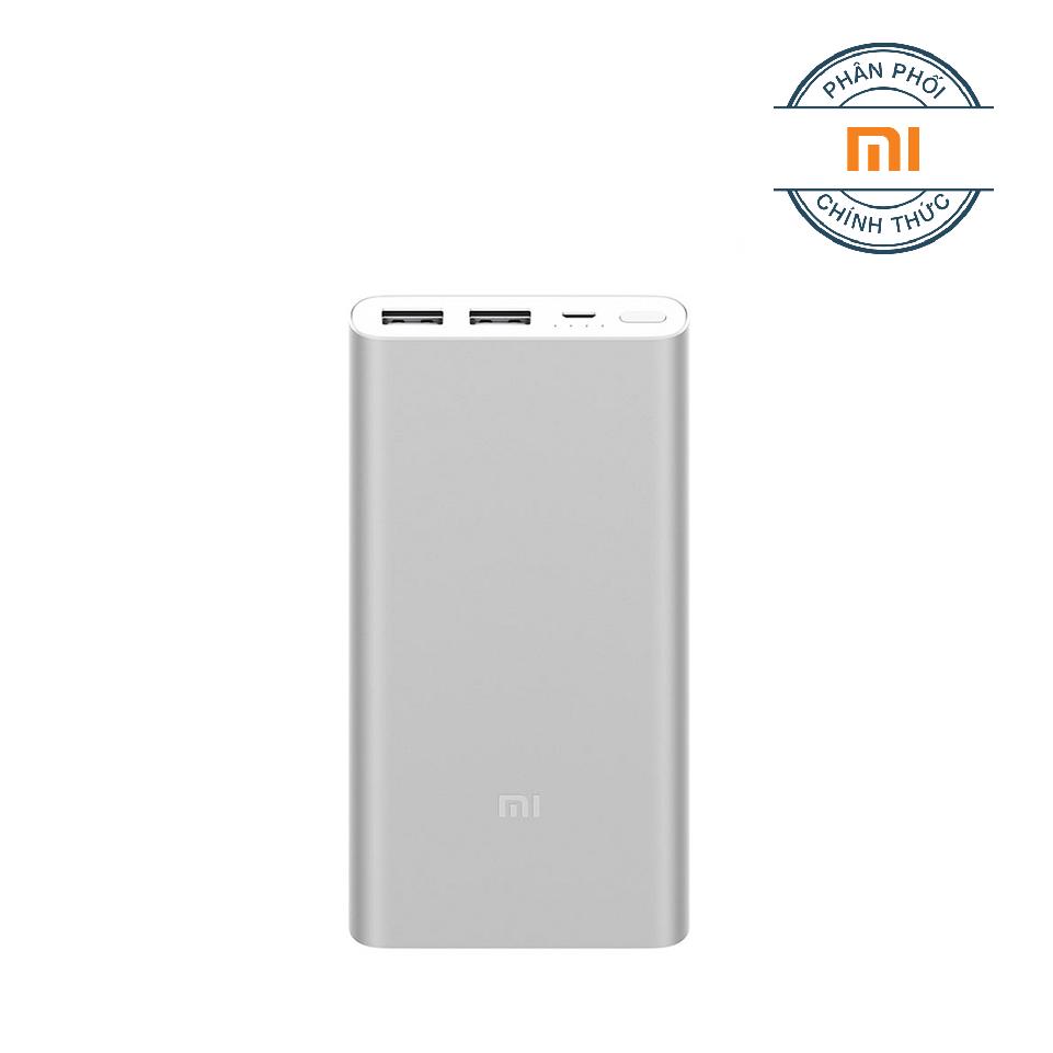 Pin Sạc Dự Phòng Xiaomi 10,000mah Gen 2S 2018 (Bạc) - Hãng Phân Phối Chính Thức