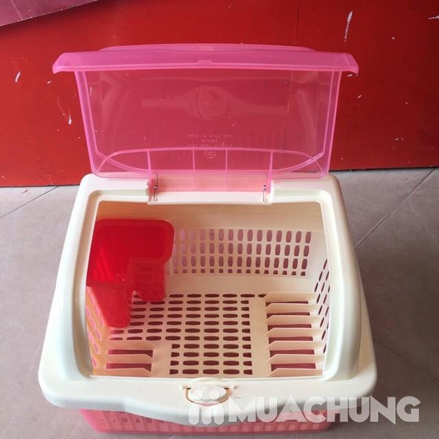 Rổ úp chén bát đĩa có nắp đậy cỡ lớn mẫu mới nhất