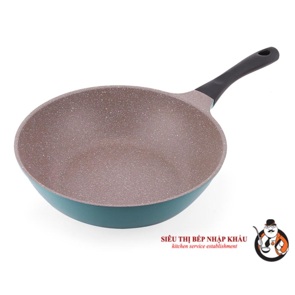 Chảo đúc sâu lòng chống dính ceramic vân đá ILO 28cm