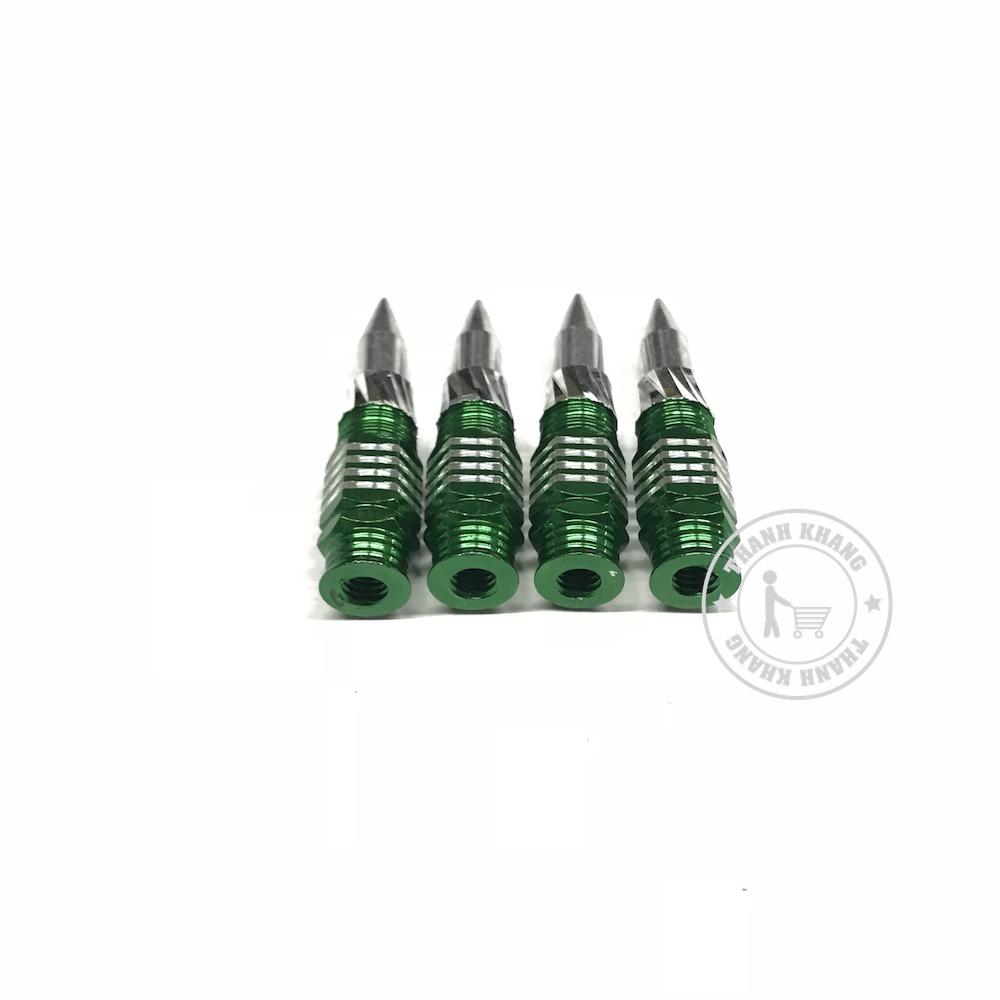 [HCM]Bộ 2 cặp ốc đũa thắng xe máy Thanh Khang 006001276 (Xanh lá)