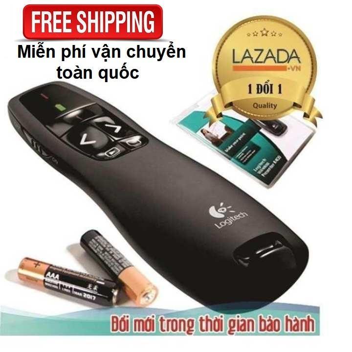 Bút trình chiếu Logitech Wireless Presenter R400 - 1 đổi 1 trong thời gian bảo hành - Miễn Phí Vận Chuyển