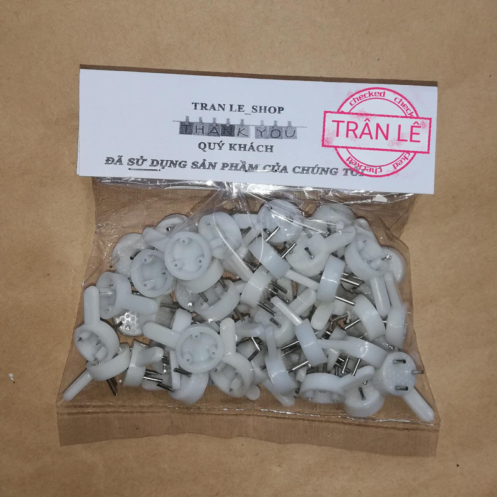 bộ 50 đinh 3 chân đóng tường