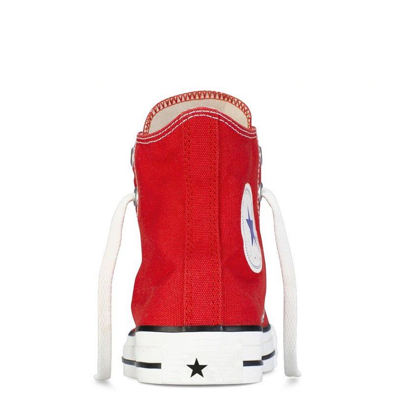 Giày Vải Sneaker CV Classic Cổ Cao Đỏ Tươi Nữ