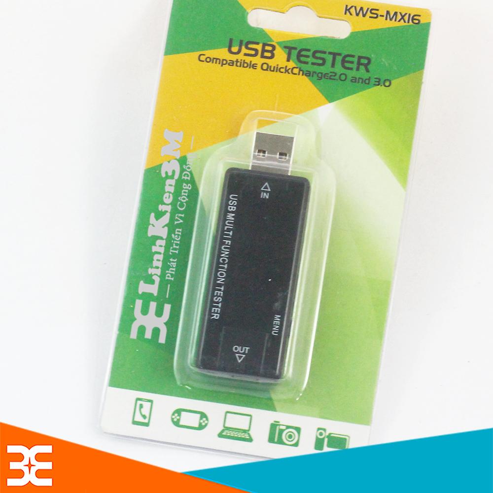 Usb Đo Dòng Đo Áp 4V-30V 3.5A MX16 V4