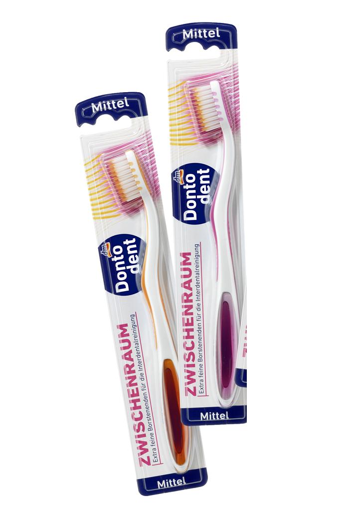 Combo 2 Bàn Chải Đánh Răng Dontodent Mittel - Đức
