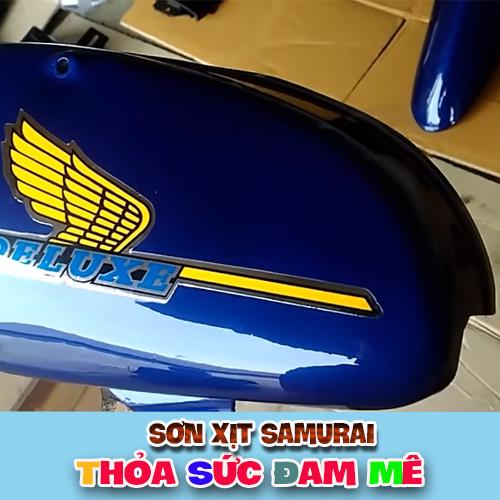Chai sơn xịt Samurai màu xanh dương H195M