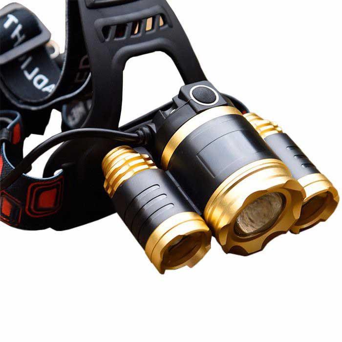 [HCM]Đèn pin đội đầu 3 bóng T6 siêu sáng