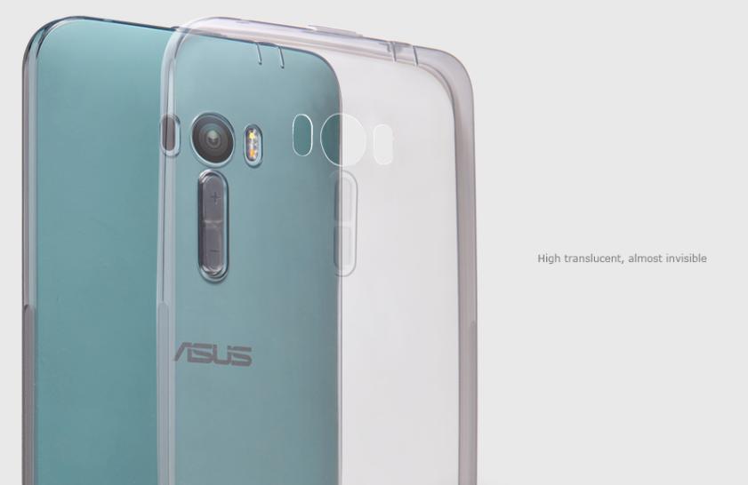 Ốp lưng Silicone Asus ZenFone 2 Laser (ZE500KL)trong suốt.
