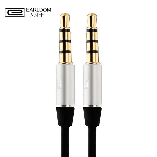 Cáp Audio Earldom 3 Khấc 3.5Mm Chân Mạ Vàng Sáng Bóng