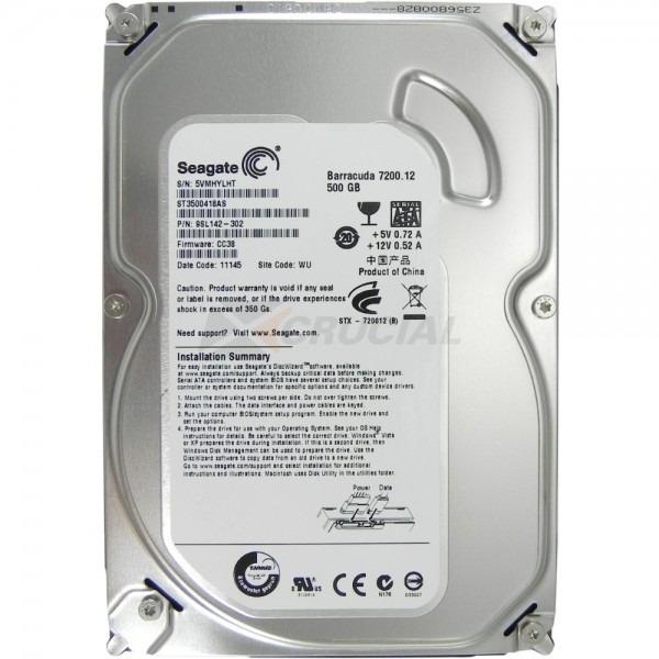 Ổ cứng gắn trong HDD 500g seagate Chuẩn sata