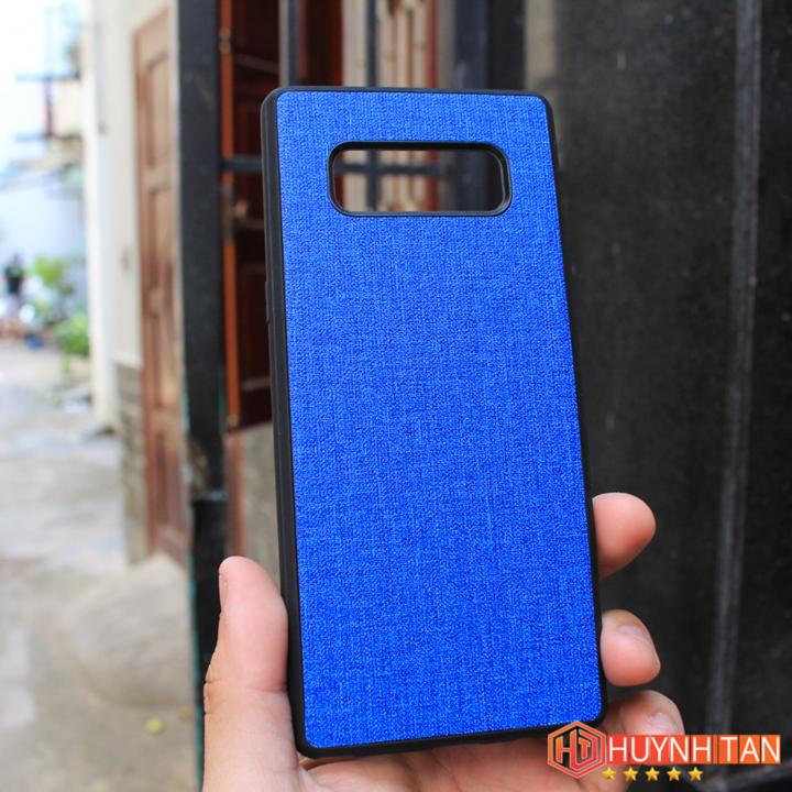 Ốp lưng Samsung Note 8 vải Jean (full màu)