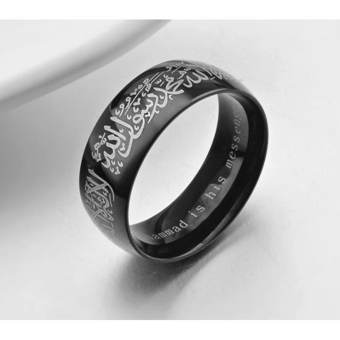 Nhẫn nam chữ cổ độc đáo 8mm