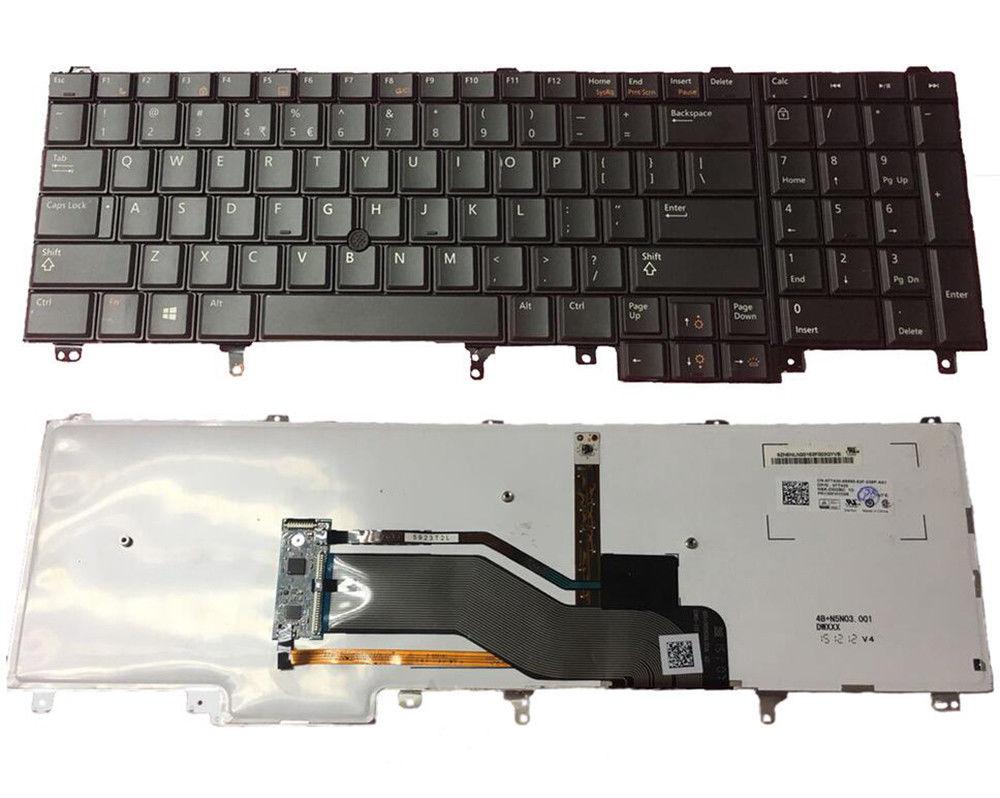 Bàn phím laptop dell latitude e6520 e6530 e6540 e5520 e5530 m4600 m6600 m4800 m6800 m6700 m4700 có đèn led