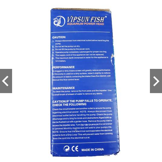 [HCM]Máy Bơm Lọc Nước Hồ Cá VS-1680 - Máy Lọc Nước Bể Cá Vipsun