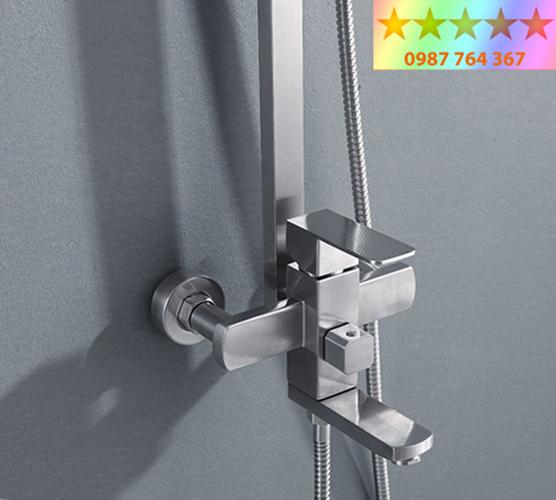 Bộ sen cây tắm đứng  inox SUS 304 cao cấp