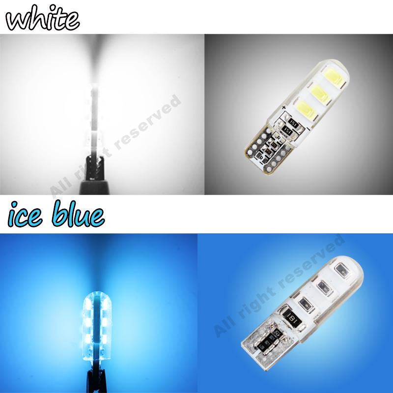 [HCM]Cặp led silicon chớp xinhan T10 HH026 (6 led-sáng xanh dương)