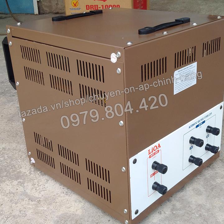 Ổn Áp Lioa 10KVA 1 Pha Dải 50-250V, 10.000-DRII  Bảo Hành 4 Năm