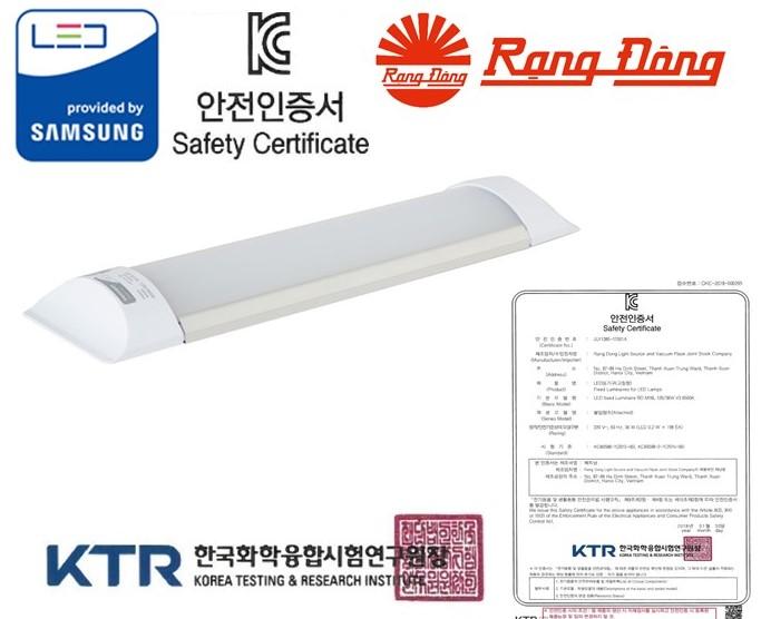 Đèn LED bán nguyệt Rạng Đông 9W 30 cm, Chứng nhận KC Korea, ChipLED Samsung, 2 năm bảo hành
