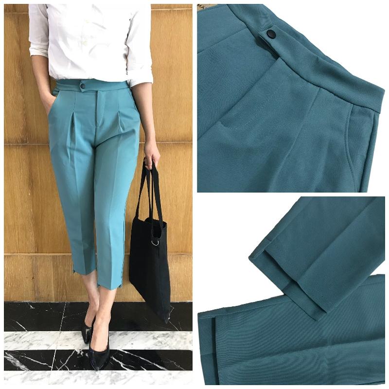 Quần Baggy Gấu Lệch Xanh