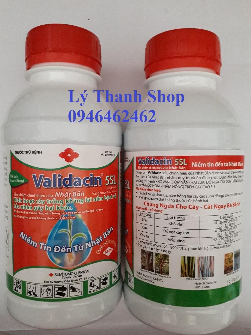 Thuốc Trừ Bệnh VALIDACIN 500ml