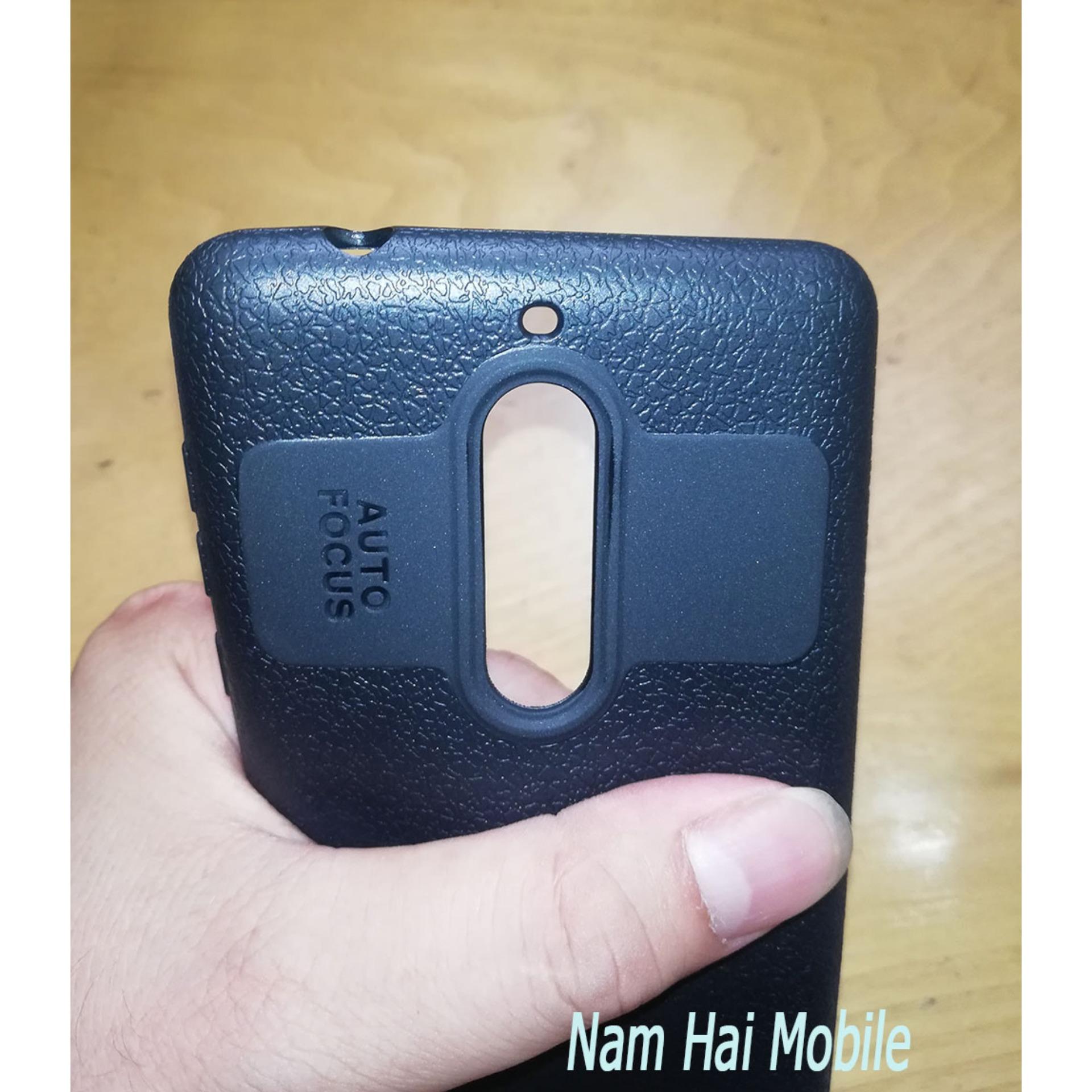 Nokia 5 ốp lưng silicon vân da,tặng kính cường lực