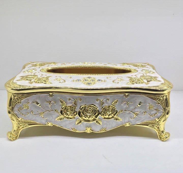 Hộp đựng giấy ăn dáng Tân cổ điển cao cấp