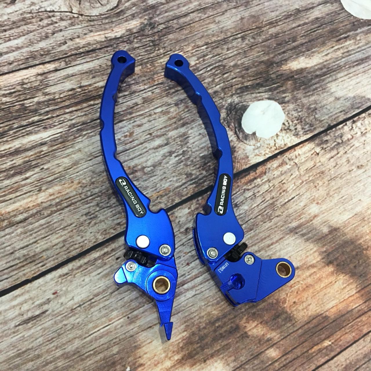 Bộ Tay thắng Racing Boy ,tay phanh trước xe máy ( màu XANH )