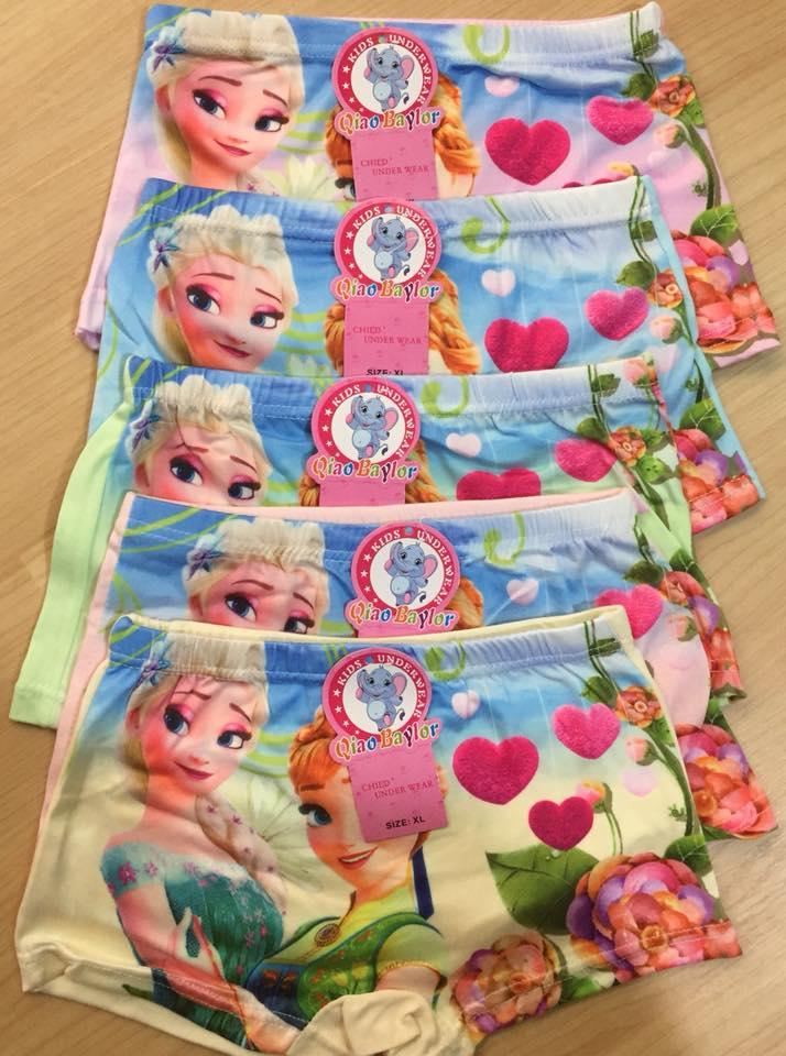 [HCM]combo 10 quần lót anna và elsa cho bé