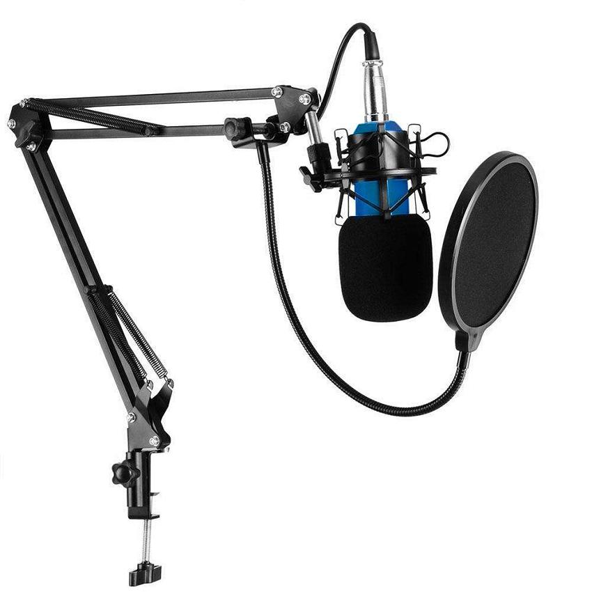 Combo Micro BM800 (có in chữ trên Mic)+ Filter Lọc + Chân kẹp Micro NB35