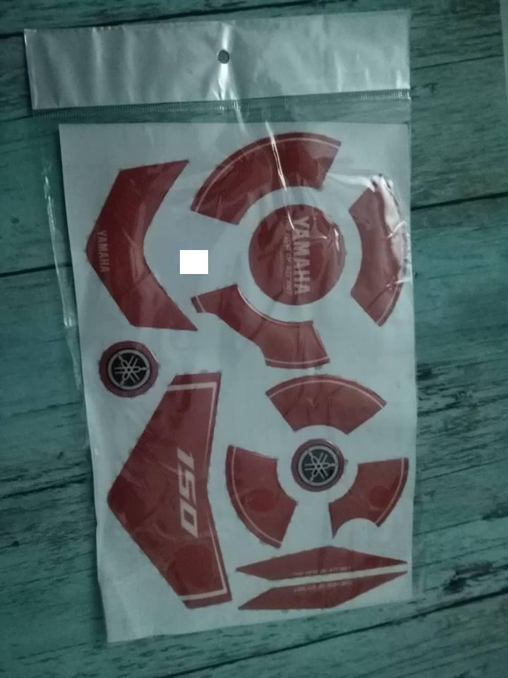 bộ tem decal dán lốc máy xe exciter 150