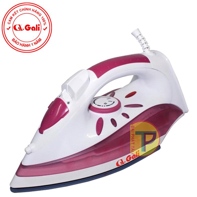 [HCM]Bàn ủi hơi nước Gali GL-1003 2000W (Trắng phối hồng)